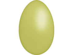 Plain Yellow Easter Egg, Seasonal Symbol, Spring Celebration, Egg Hunt, Colorful Treats PNG