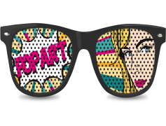 Pop Art, Visual Impact, Bold Colors, Iconic Imagery, Mass Media PNG