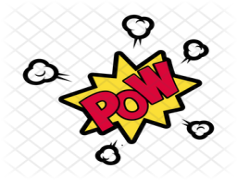 Pow, Boom, Wham, Punch, Zap PNG