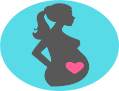 Pregnant Woman Cartoon, Expecting Mother, Maternity Humor, Family Joy, Parenthood Journey PNG