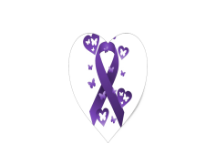 Purple Awareness Ribbon, Pancreatic Cancer, Support, Domestic Violence, Awareness PNG