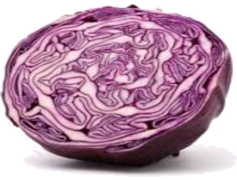 Purple Half Cabbage, Healthy, Fresh, Nutrient-Rich, Salad PNG