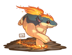 Quilava Pokemon, Johto Region, Blaze Ability, Fire Type, Starter Pokemon PNG