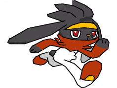 Raboot Pokemon, Swift, Kicking, Starter, Fire-Type PNG