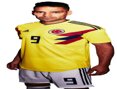 Radamel Falcao, Monaco Star, Colombian Striker, International Player, Football Legend PNG