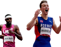 Rai Benjamin, Hurdles, Athlete, Champion, Track PNG