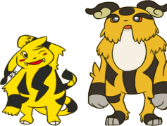 Raichu Pokemon, Alolan Variant, Electric Type, Pokemon Battle, Thunderbolt Ability PNG