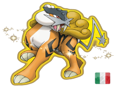 Raikou Pokemon, Legendary Creature, Fast Attacker, Roaming Legendary, Electric Type PNG