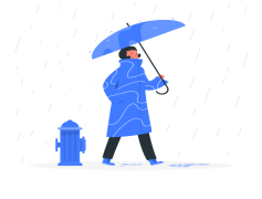 Raining, Shower, Wet, Stormy, Umbrella PNG