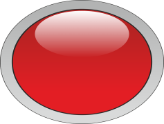 Red Button, Action Point, Emergency Trigger, Stop Icon, Warning Element PNG