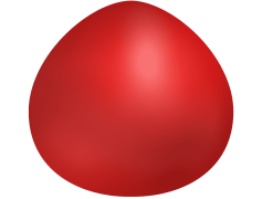 Red Easter Egg, Spring Celebration, Seasonal Traditions, Festive Symbol, Egg Hunt PNG