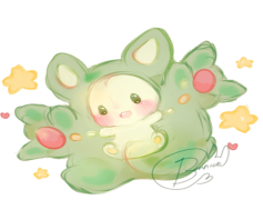 Reuniclus Pokemon, Psychic Type, Cell Division, Blob Shape, Gen V PNG