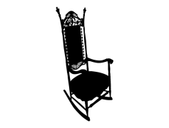 Rocking Chair, Leisure, Home Decor, Vintage, Serenity PNG