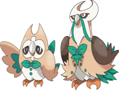 Rowlet Pokemon, Cute Character, Flying Ability, Evolution, Grass-Type PNG
