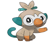 Rowlet Pokemon, Starter Pokémon, Flying Type, Evolution, Alola Region PNG