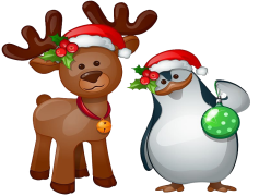 Rudolph, Joy, Santa, Winter, Christmas PNG