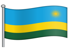 Rwanda Flag, Green, National Symbol, Blue, Unity PNG