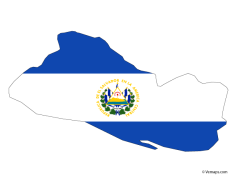 San Salvador Flag, Identity Marker, Historical Significance, Pride Representation, Colorful Emblem PNG
