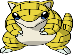 Sandshrew Pokemon, Burrowing Ability, Spiky Body, Evolution, Cute Creature PNG