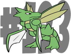 Scyther Pokemon, Evolution Potential, Bug Type, Agile Movement, Sharp Claws PNG