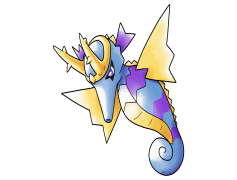 Seadra Pokemon, Dragon-Like, Aquatic Habitat, Evolved Form, Water Type PNG