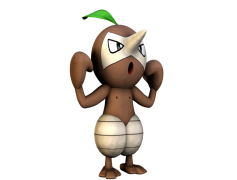 Seedot Pokemon, Evolution, Nature Lover, Forest Dweller, Grass Type PNG