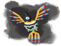 Sigilyph Pokemon, Guardian Spirits, Eerie Appearance, Unique Design, Mystery Creature PNG