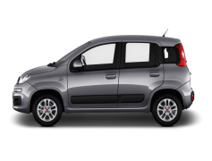 Silver Fiat Panda, City Vehicle, Stylish Hatchback, Reliable Ride, Compact Car PNG