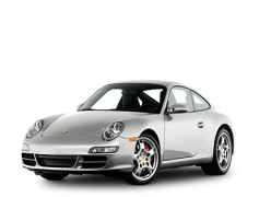 Silver Porsche PNG