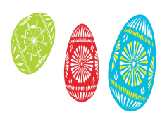 Single Easter Egg, Celebration, Symbol, Colorful, Holiday PNG
