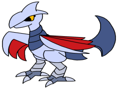 Skarmory Pokemon, Sharp Wings, Pokémon Battle, Defensive, Flying-Type PNG