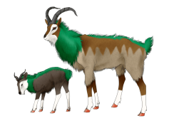 Skiddo Pokemon, Evolution, Gogoat, Playful, Grass Type PNG