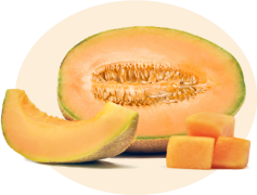 Slice Cantaloupe, Healthy Snack, Summer Treat, Fresh Fruit, Refreshing Dessert PNG