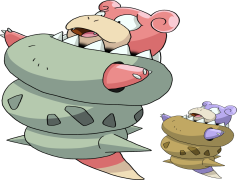 Slowbro Pokemon, Evolved Form, Tidal Wave, Water Type, Relaxed Attitude PNG