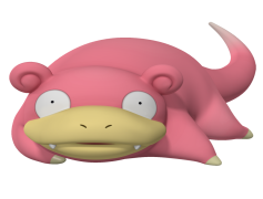 Slowpoke Pokemon, Laid-Back Nature, Water Type, Unhurried Movement, Evolved Form PNG