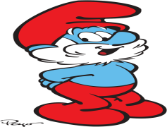 Smurf, Cartoon, Blue, Character, Fun PNG