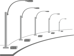 Solar Street Light, Street Illumination, Energy Efficient, Solar Power, Outdoor Lighting PNG