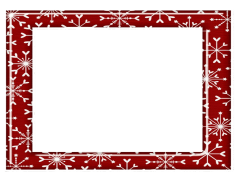 Square Christmas Frame, Merry Frames, Festive Border, Holiday Decoration, Seasonal Ornament PNG