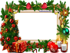 Square Christmas Frame, Winter Theme, Holiday Decor, Festive Borders, Merry Christmas PNG