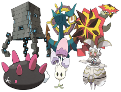 Stakataka Pokemon, Unique Form, Ultra Beast, Fortress Pokemon, Steel Structure PNG