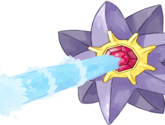 Starmie Pokemon, Cosmic Power, Evolve, Psychic Type, Star Shape PNG
