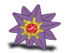 Starmie Pokemon, Evolutionary Stage, Gemstone Core, Recover Ability, Psychic Type PNG