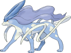 Suicune Pokemon, Healing Aura, Water Type, Mythical Beasts, Elegance PNG