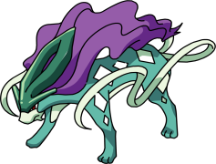 Suicune Pokemon, Northern Winds, Mythical, Aurora, Graceful PNG