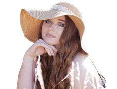 Summer Hat, Sun Protection, Stylish Accessory, Outdoor Fashion, Warm Weather PNG