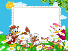 Sunflower Border, Rustic Style, Cheerful Elements, Garden Theme, Summer Vibes PNG