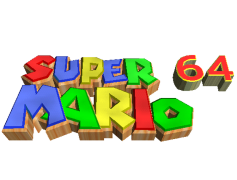Super Mario 64 Logo, Adventure, Gaming, Platformer, Iconic PNG