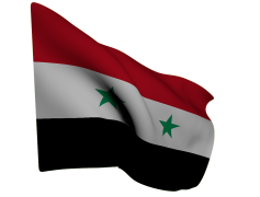 Syria Flag, Black, Unity, Tricolor, Red PNG