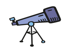 Telescope, Universe, Research, Starlight, Equipment PNG