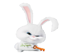 The Secret Life Of Pets Rabbit Snowball, Fluffy Rabbit, Voice Acting, Comedy Film, Family Friendly PNG